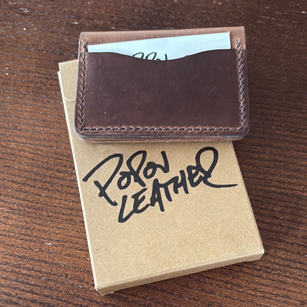 New 5 card wallet by Popon Leather